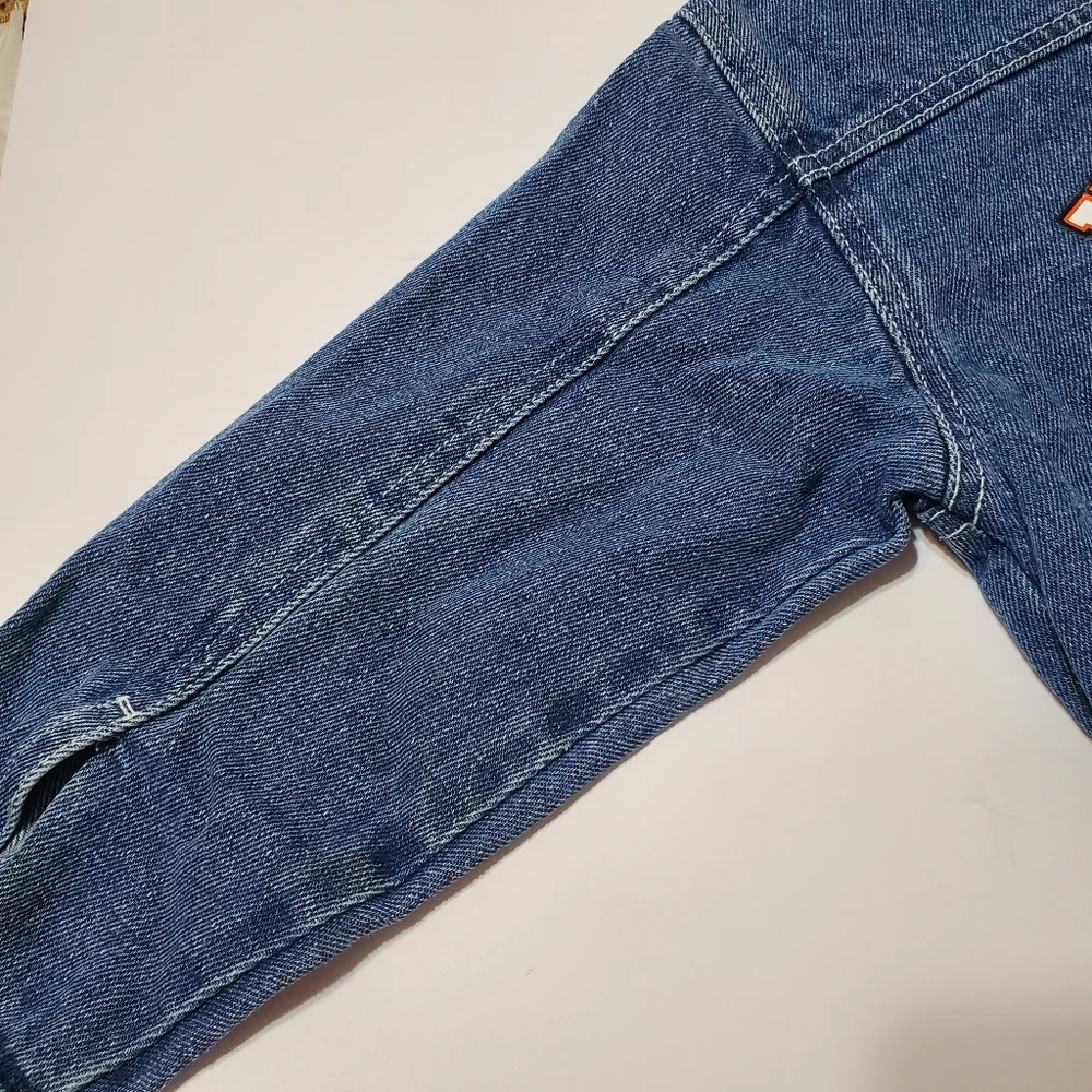 Vintage Harley Davidson Toddler Denim Jean Jacket Size 4/5